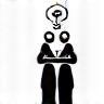 Icon representing an expert or mentor figure.